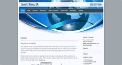 Desktop Screenshot of janeeklaus.com